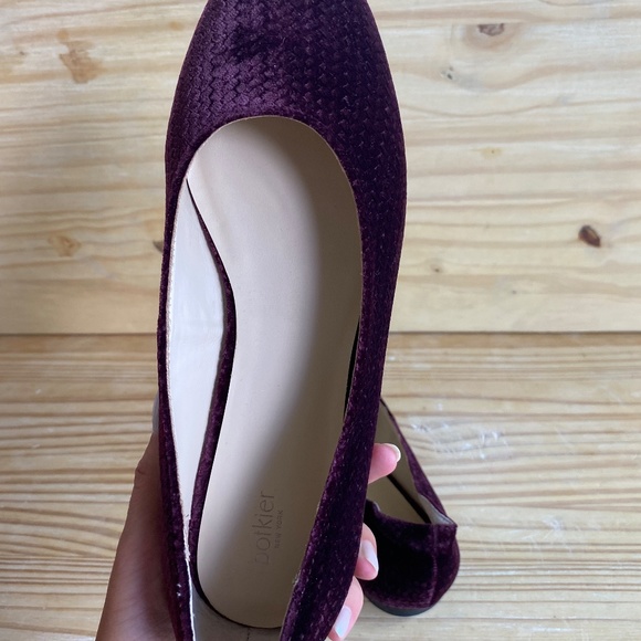 BOTIKER Purple/Maroon Suede Flats - Picture 5 of 8